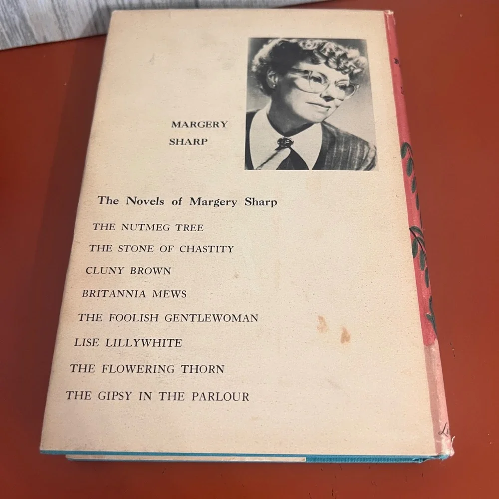 The Gipsy in the Parlour Margery Sharp First Edition 1954 Hardcover Dust Jacket